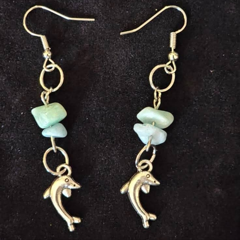Dolphin earrings